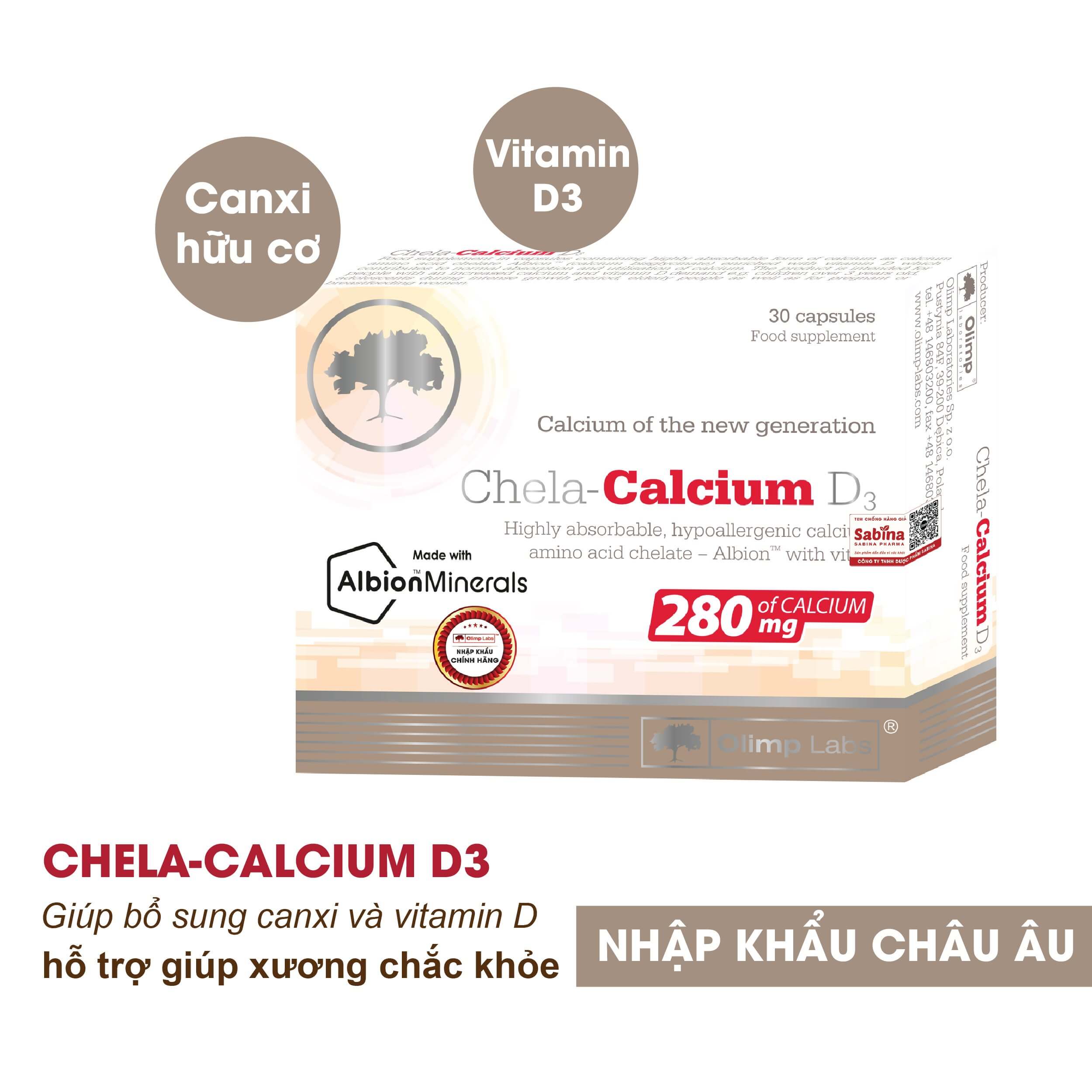 Canxi cho bà bầu Chela Calcium D3 có tốt không?