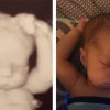 Dân mạng đốn tim với hình ảnh bé 3 tuần tuổi có tư thế ngủ y hệt lúc nằm trong bụng mẹ