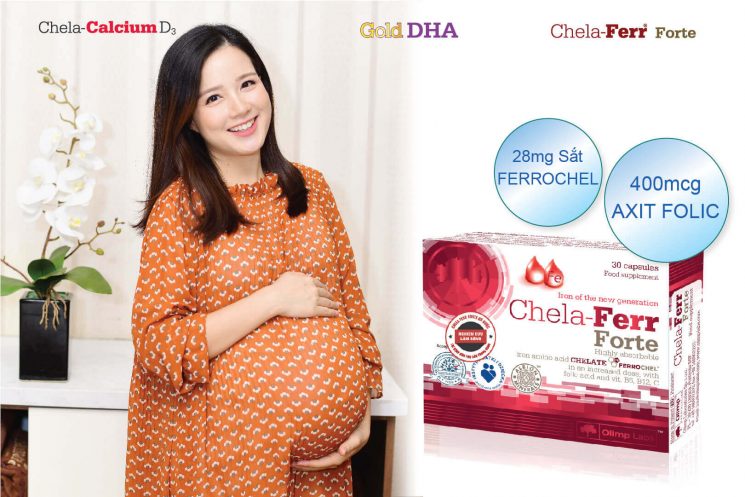 Mẹ 3 con Minh Anh chỉ cách bổ sung sắt và axit folic cho bà bầu trong suốt thai kì 
