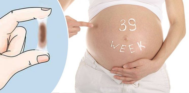Mang thai 39 tuần ra dịch màu nâu là bị làm sao?