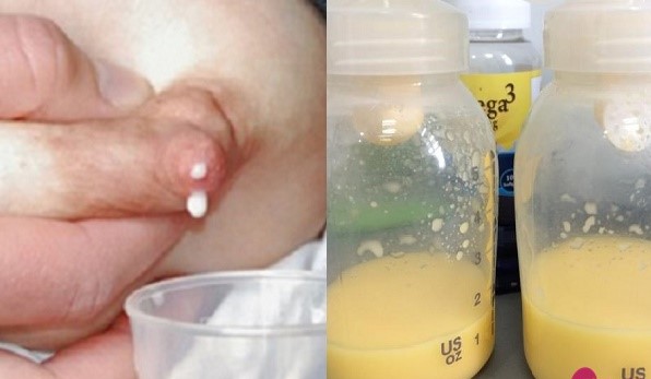 Có nên nặn sữa non khi mang thai?