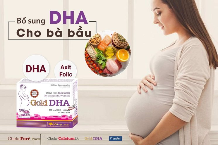 Sản phụ uống uống DHA cho mẹ sau sinh để cung cấp đủ cho trẻ sơ sinh qua sữa mẹ