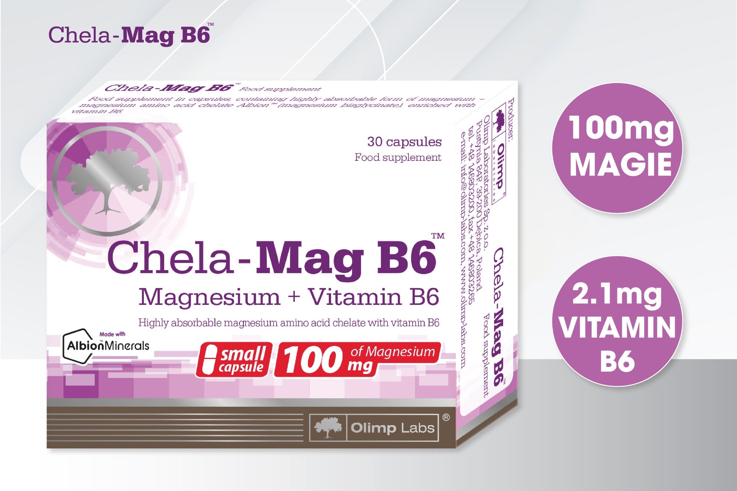 Viên uống bổ sung magie và vitamin B6