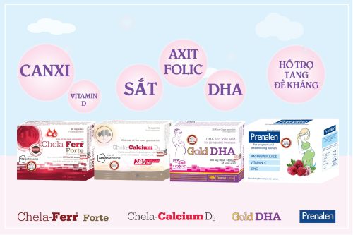 Sắt canxi DHA vitamin cho mẹ sau sinh