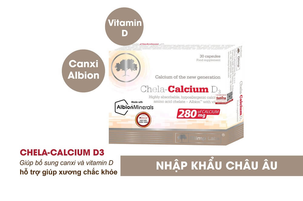 Canxi cho mẹ bầu Chela-Calcium D3 chính hãng