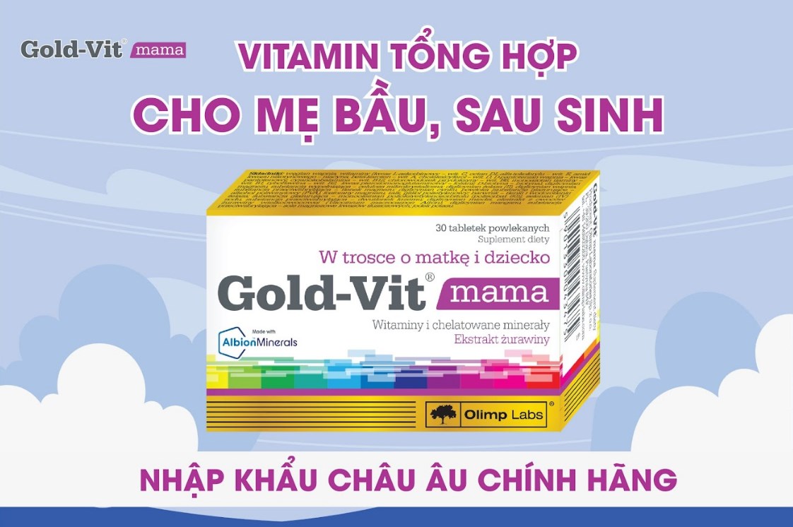 Vitamin tổng hợp Gold Vit Mama từ Châu Âu