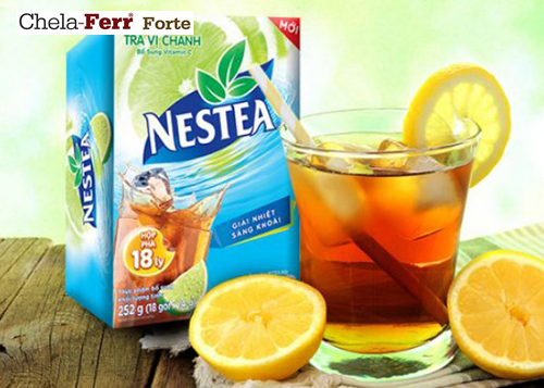 Bà bầu có được uống trà chanh Nestea?